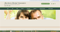 Desktop Screenshot of aberdeendental.com